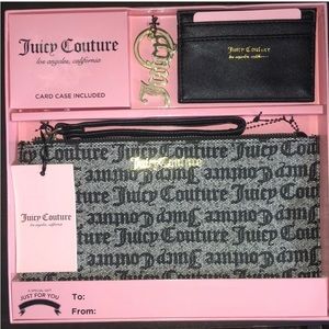 Juicy Couture Wristlet~Card Holder~Key Chain {New}
